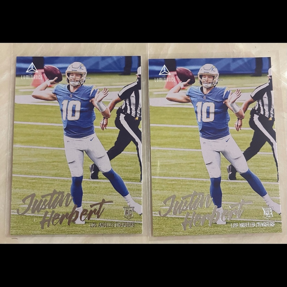 Justin Herbert luminance card